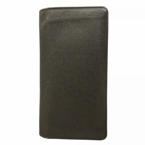 Louis Vuitton Taiga Portefeuille Brazza M30501 Ardoise Long Wallet  Men's - Picture 1 of 10
